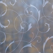 Vitrostatic Sichtschutzfolie Fenster mit geometrischem Muster rund für Privatsphäre und Tageslichtfilterung