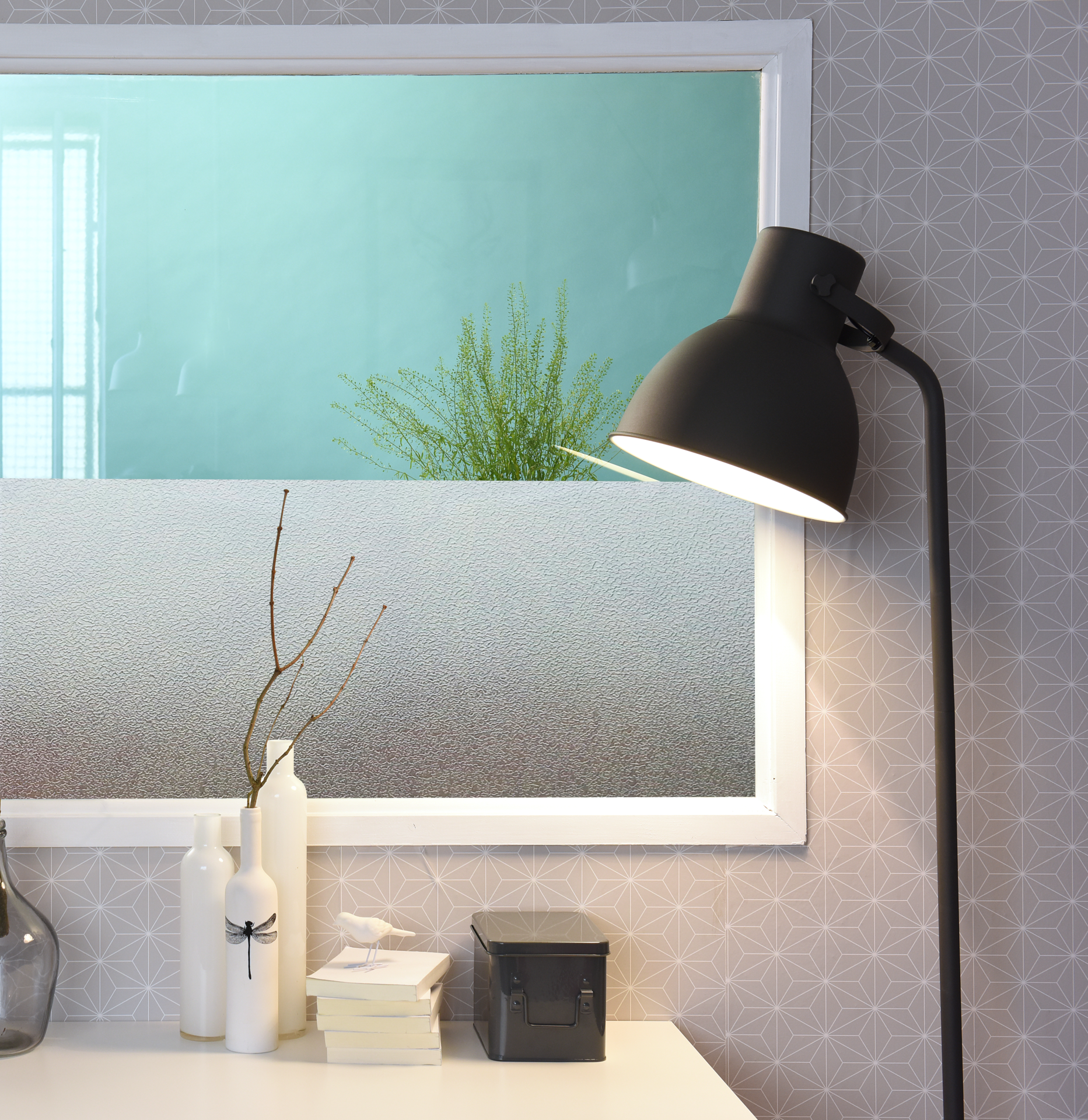 Vitrostatic Sichtschutzfolie Fenster "Sand"