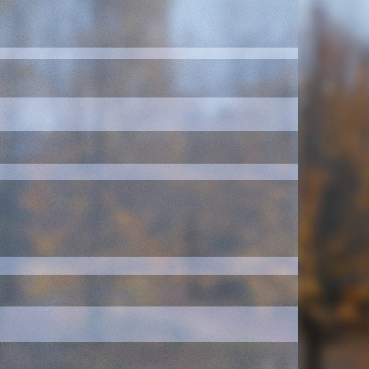 Vitrostatic Sichtschutzfolie Fenster "Geometrisches Muster kantig"