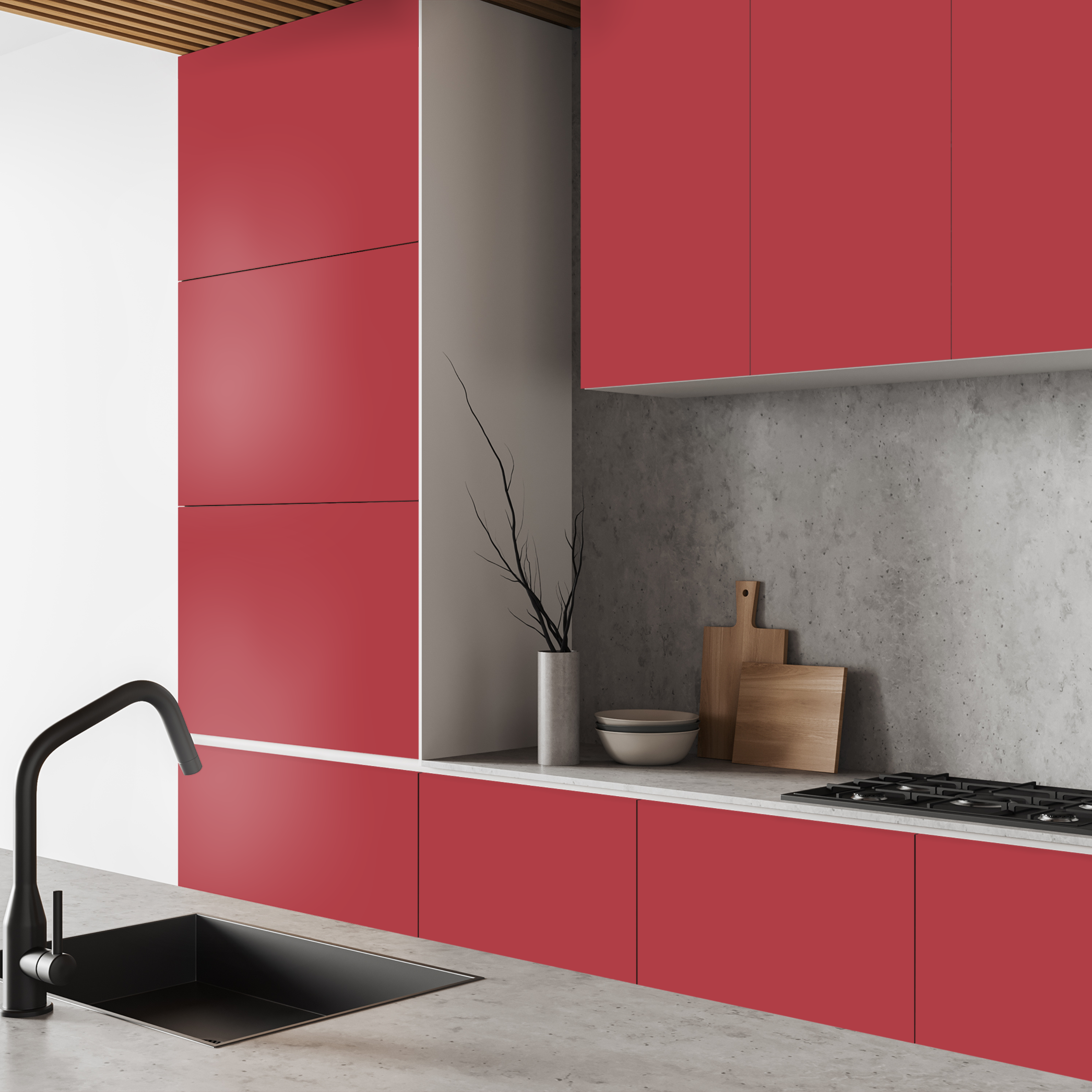 Klebefolie Premium Unimatt Rot