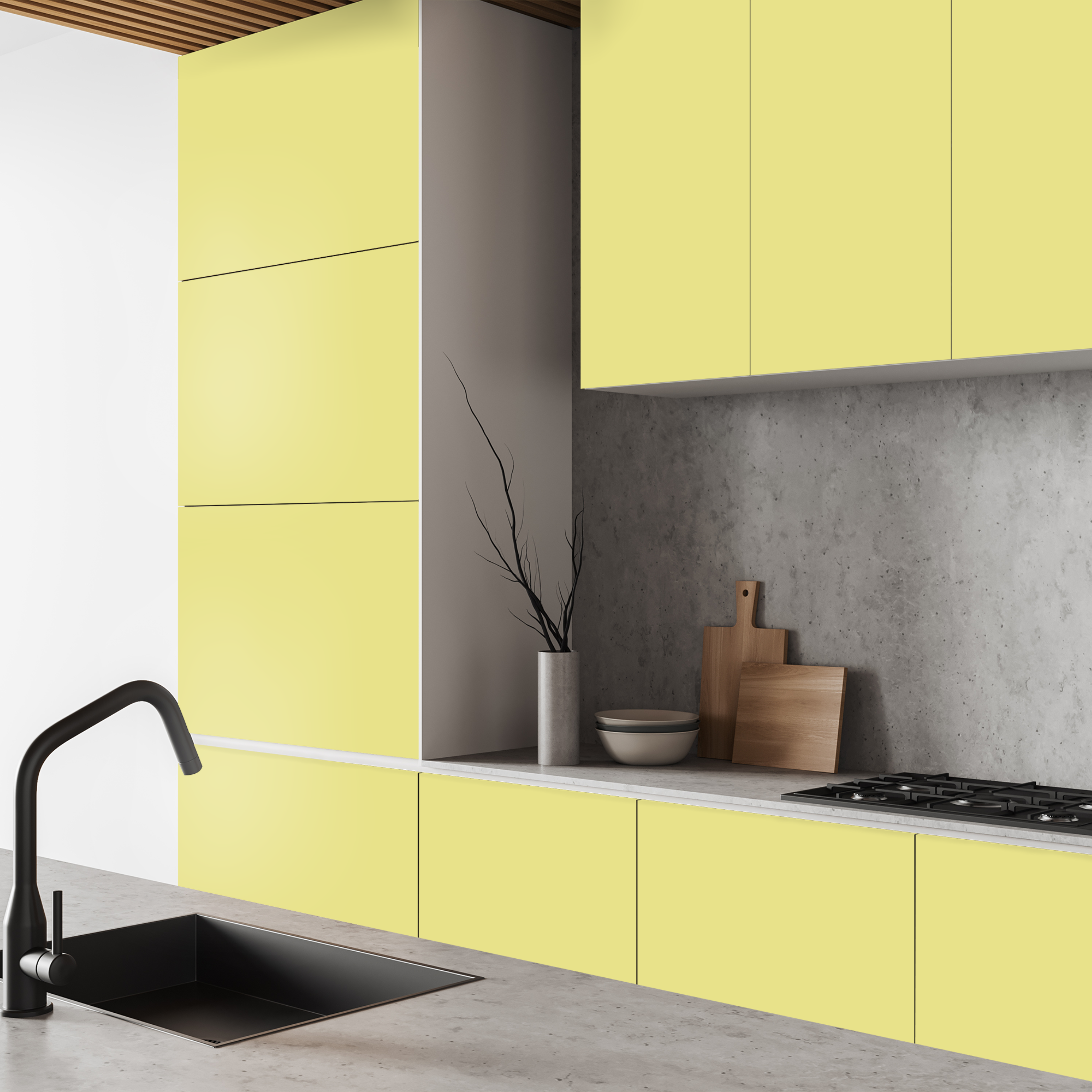 Klebefolie Premium Unimatt Gelb