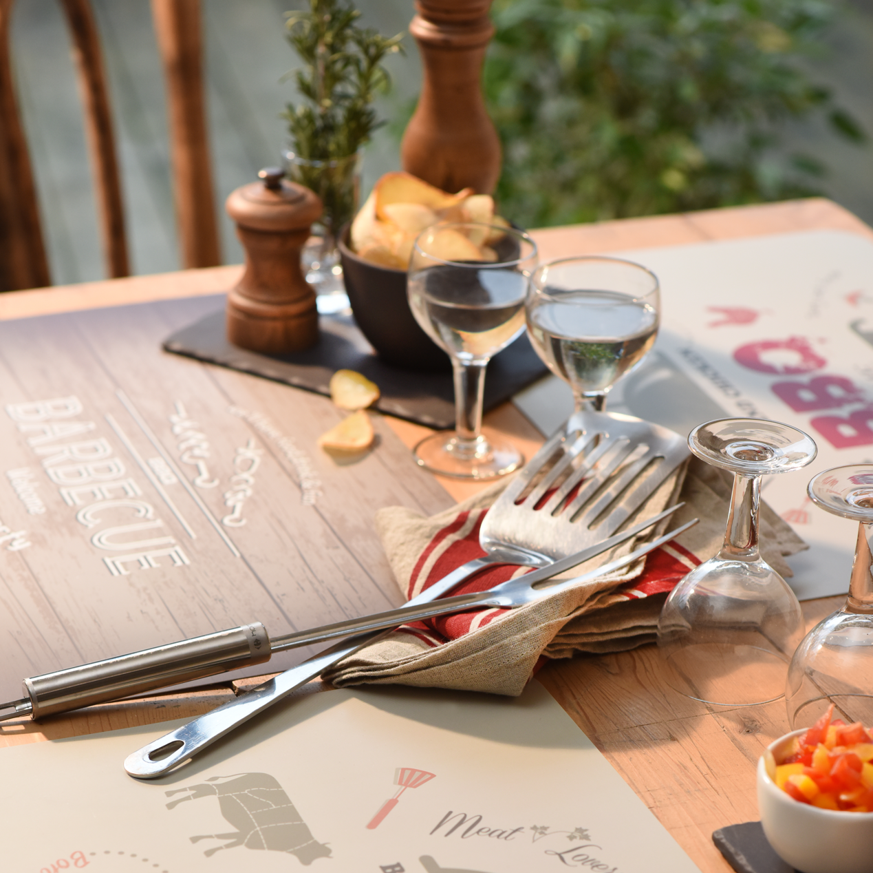 Tischset Food, rechteckig