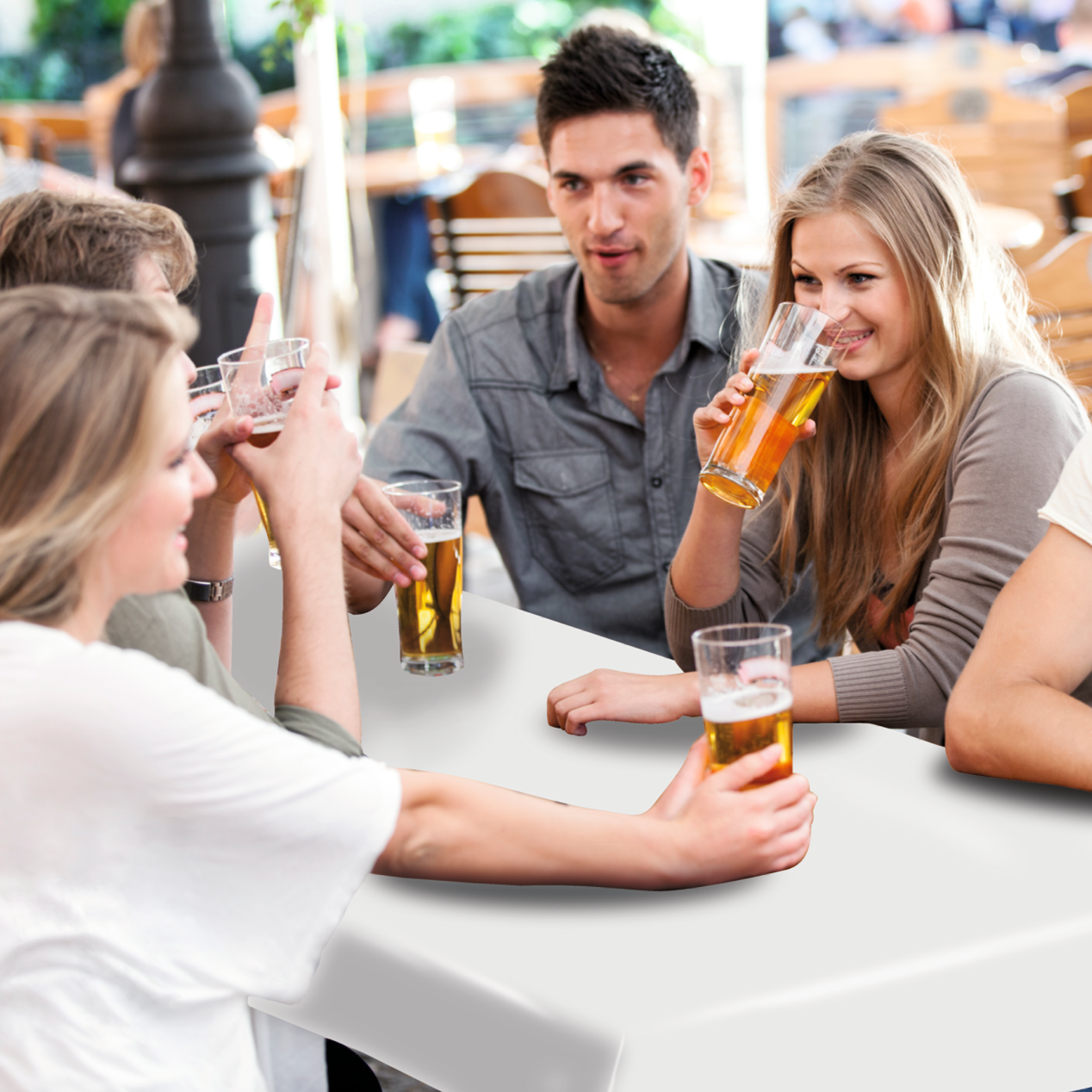 Tischdecke Party, ideal für Biertische