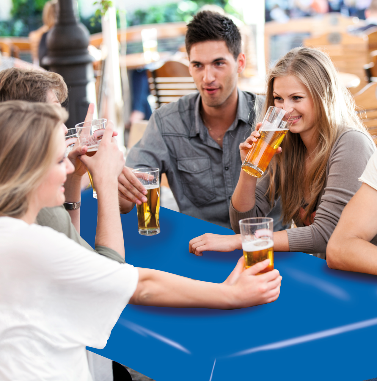 Tischdecke Party, ideal für Biertische