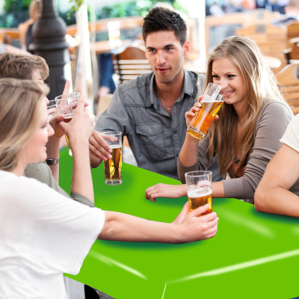 Tischdecke Party, ideal für Biertische