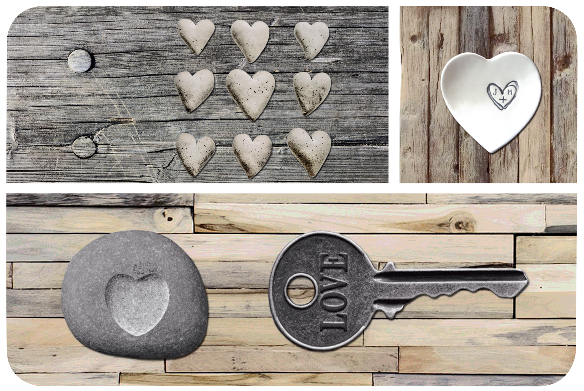 Tischset Love, rechteckig