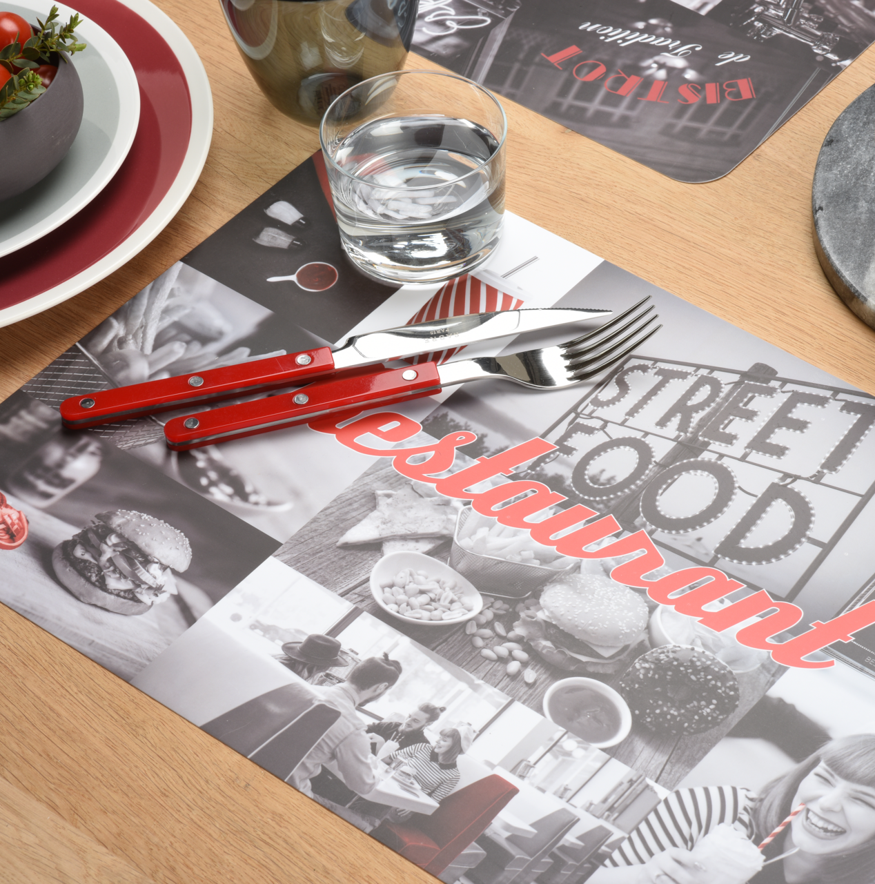 Tischset Food, rechteckig