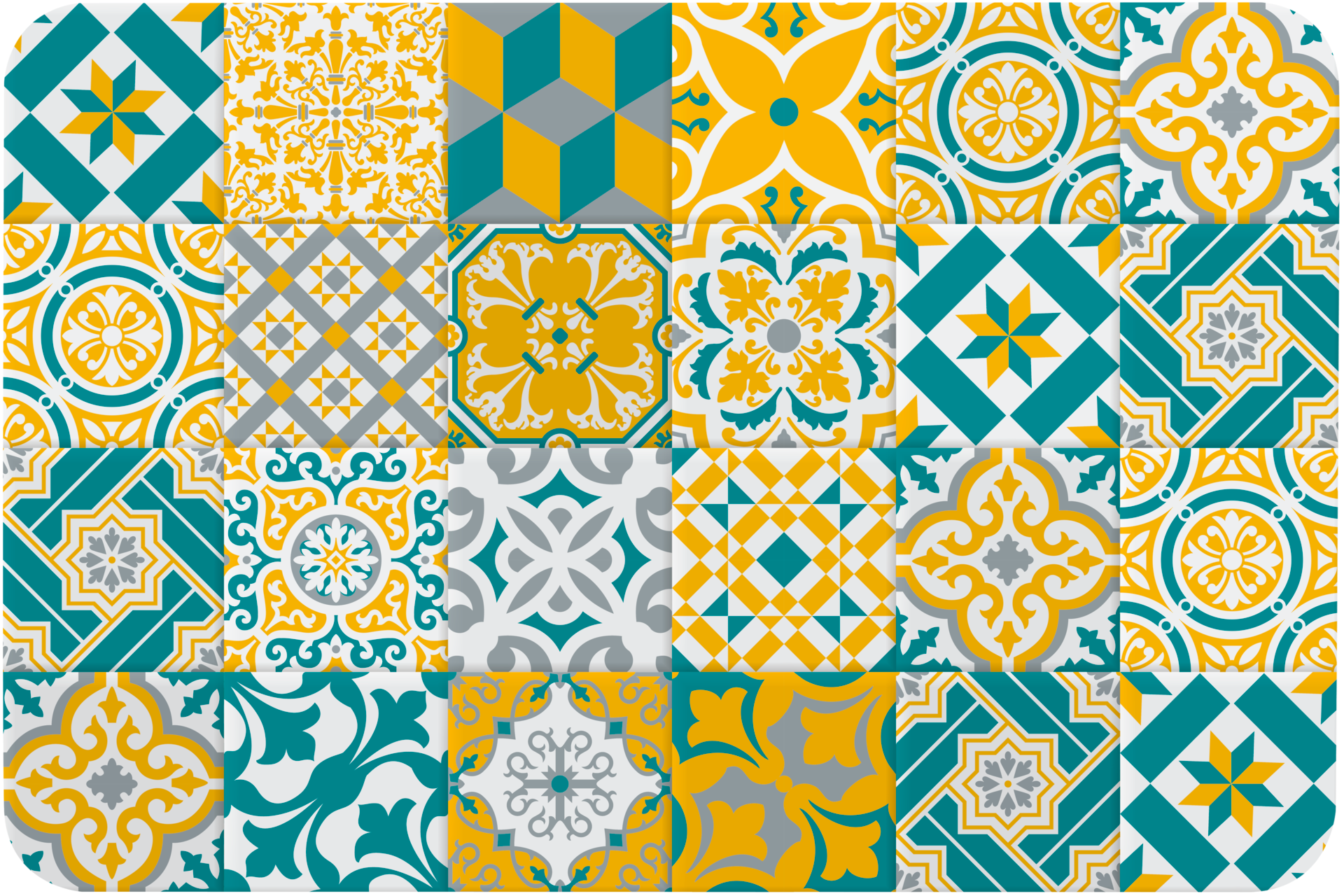 Tischset Ornamente, rechteckig
