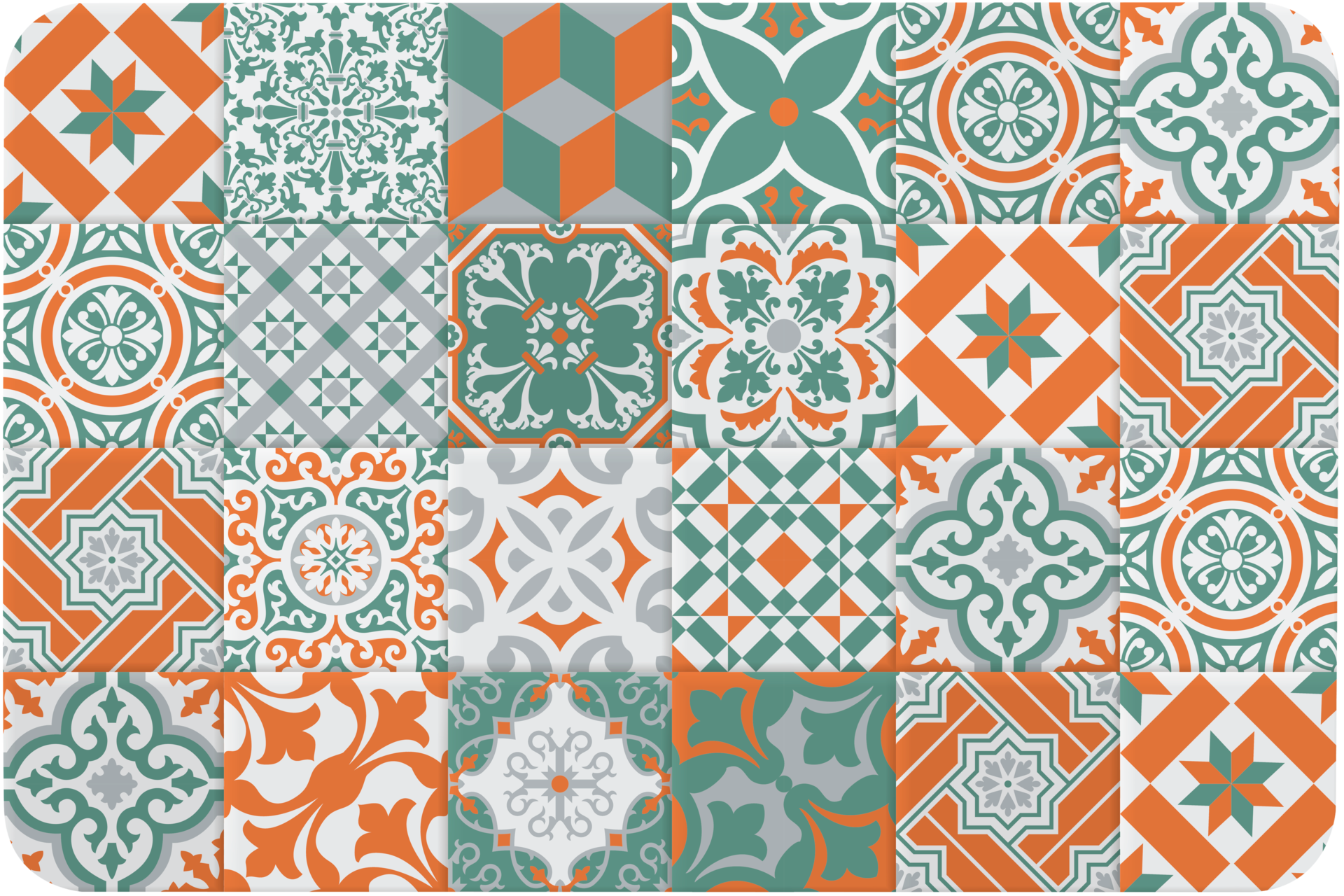 Tischset Ornamente, rechteckig