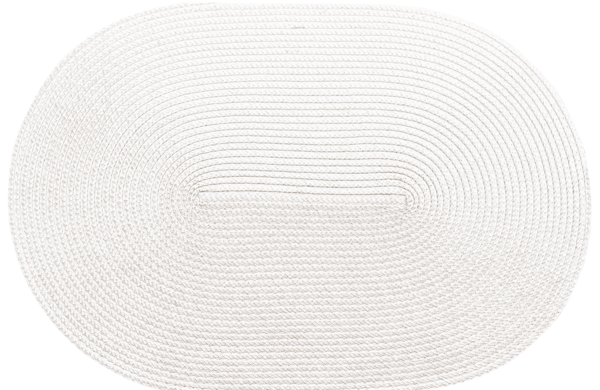 Gewebtes Tischset, oval