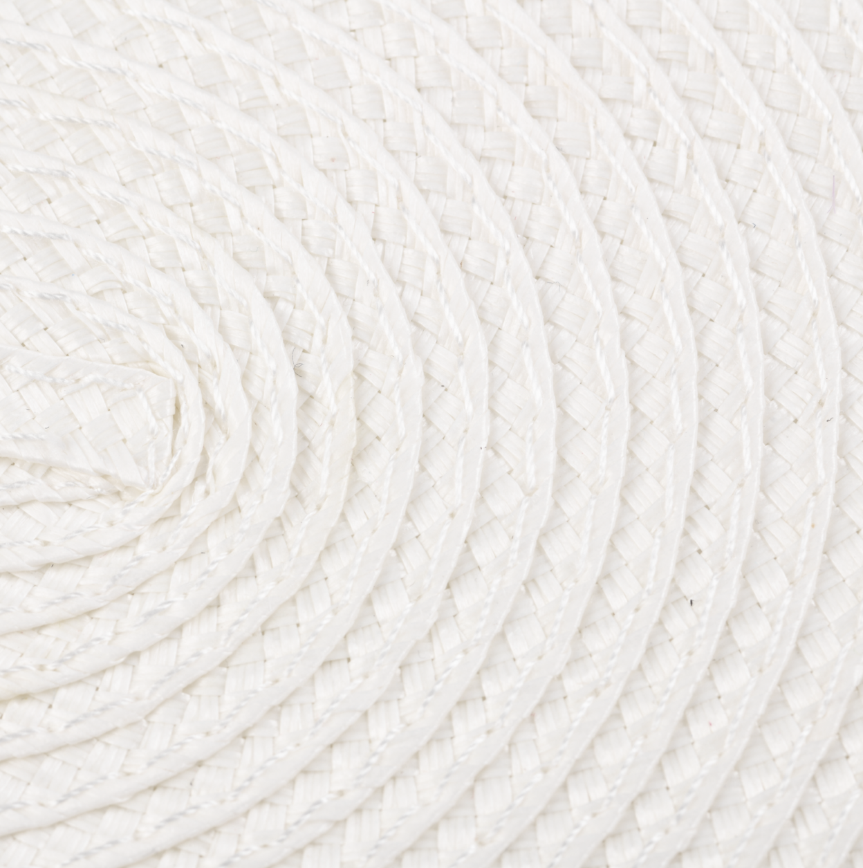 Gewebtes Tischset, oval
