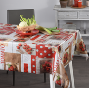 Wachstischdecke Vegetables mit Gemüse-Motiv schützt Tisch vor Flecken und Kratzern in Küche und Esszimmer