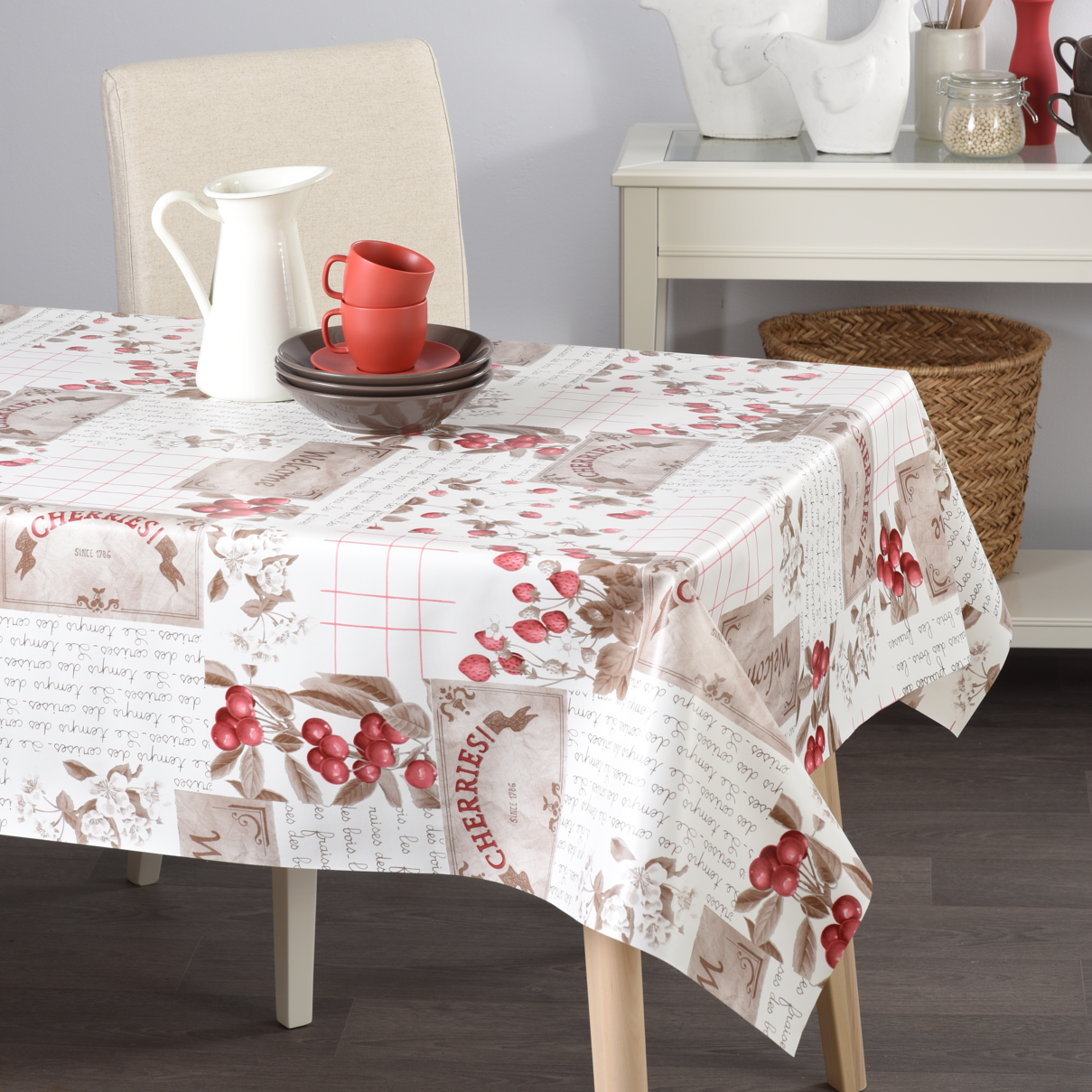 Wachstischdecke Premium Fruits