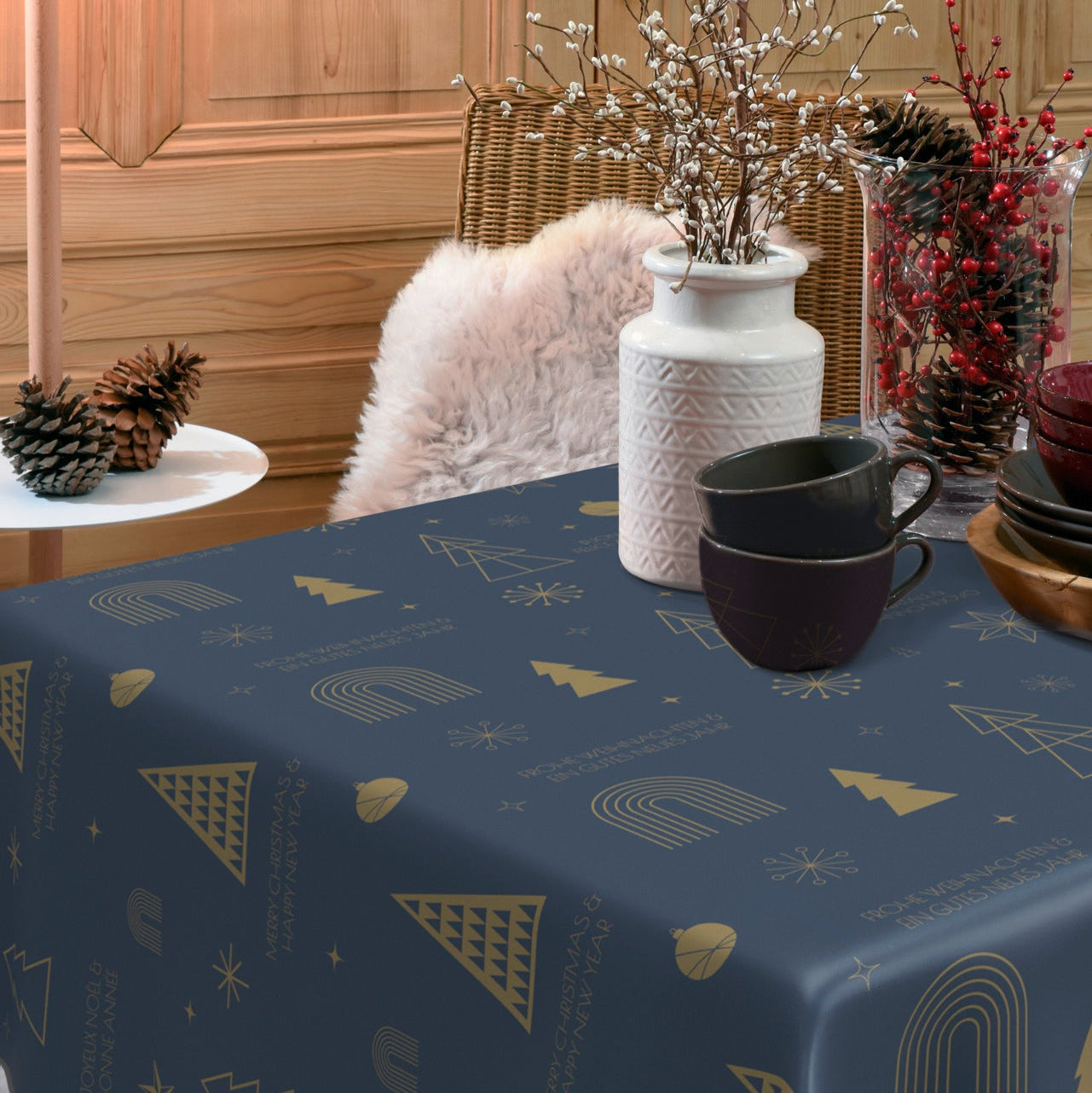 Wachstischdecke XMas