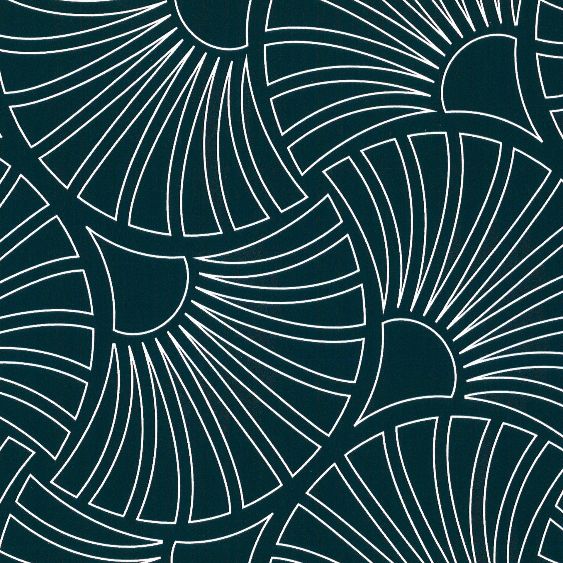 Blaue Vénilia Klebefolie Standard mit geometrischem Muster auf glatter Möbeloberfläche