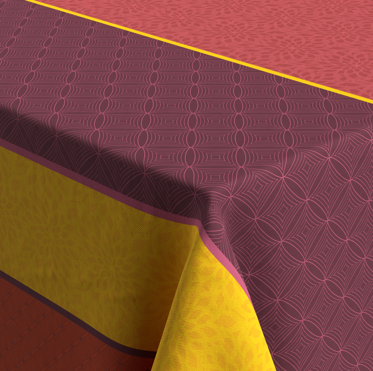 Textile Tischdecke Streifen