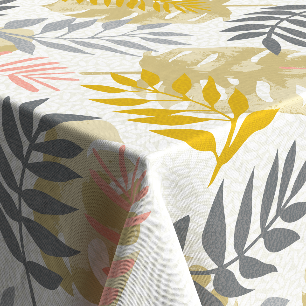 Textile Tischdecke Blätter