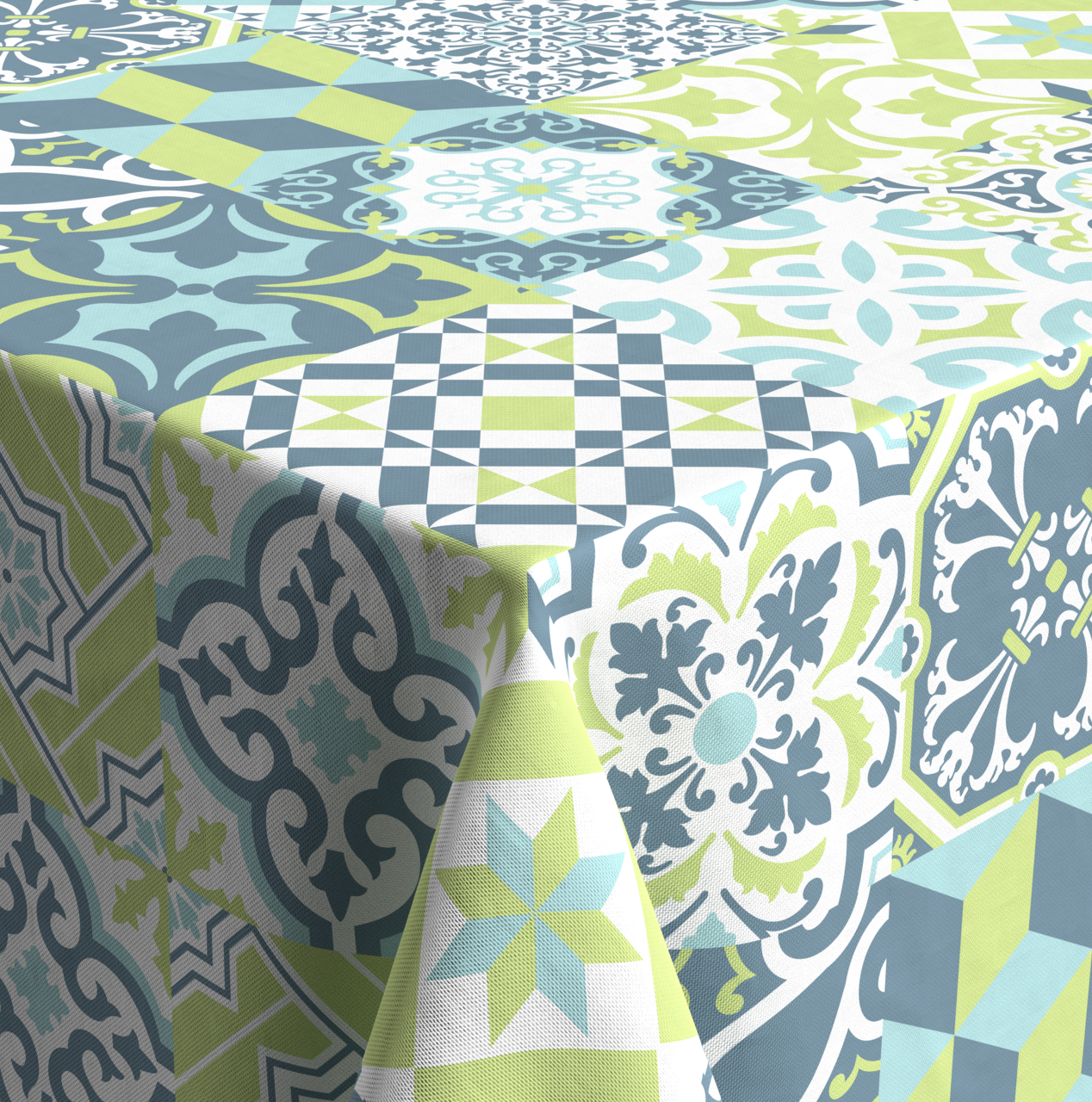 Textile Tischdecke Patchwork