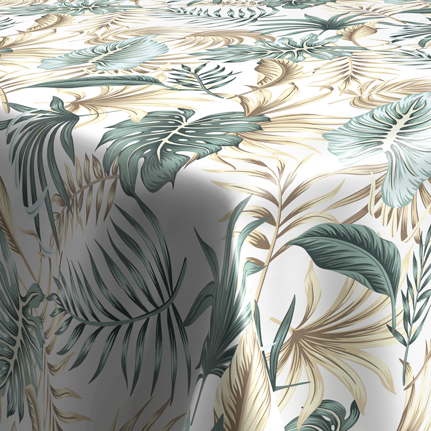 Textile Tischdecke Blätter