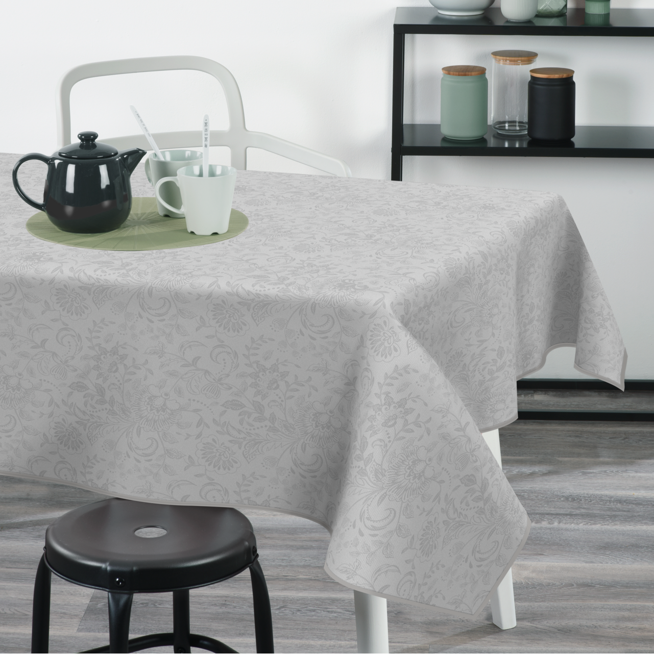 Textile Tischdecke Blumen