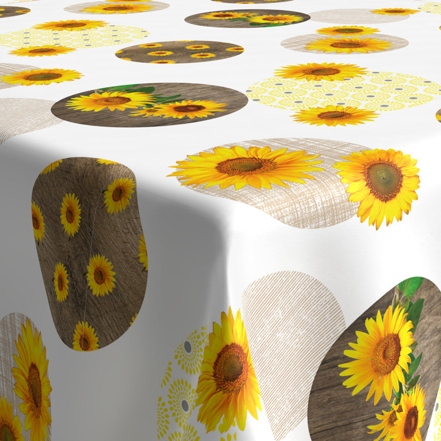 Wachstischdecke Blumen