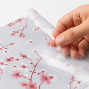 Schutzfolie abziehen