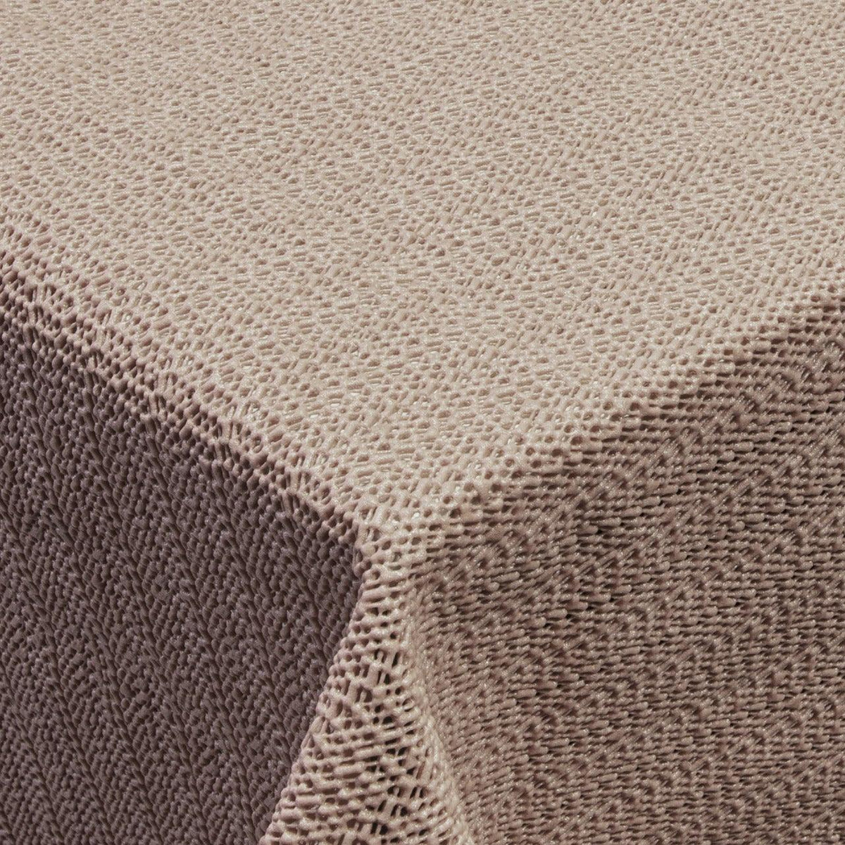 Gartentischdecke Taupe – rutschfest, abwischbar und waschbar – Vénilia
