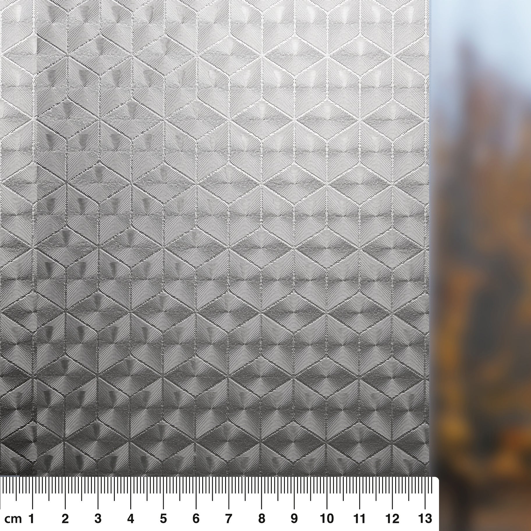 Vitrostatic Sichtschutzfolie Fenster "Geometrisches Muster kantig"