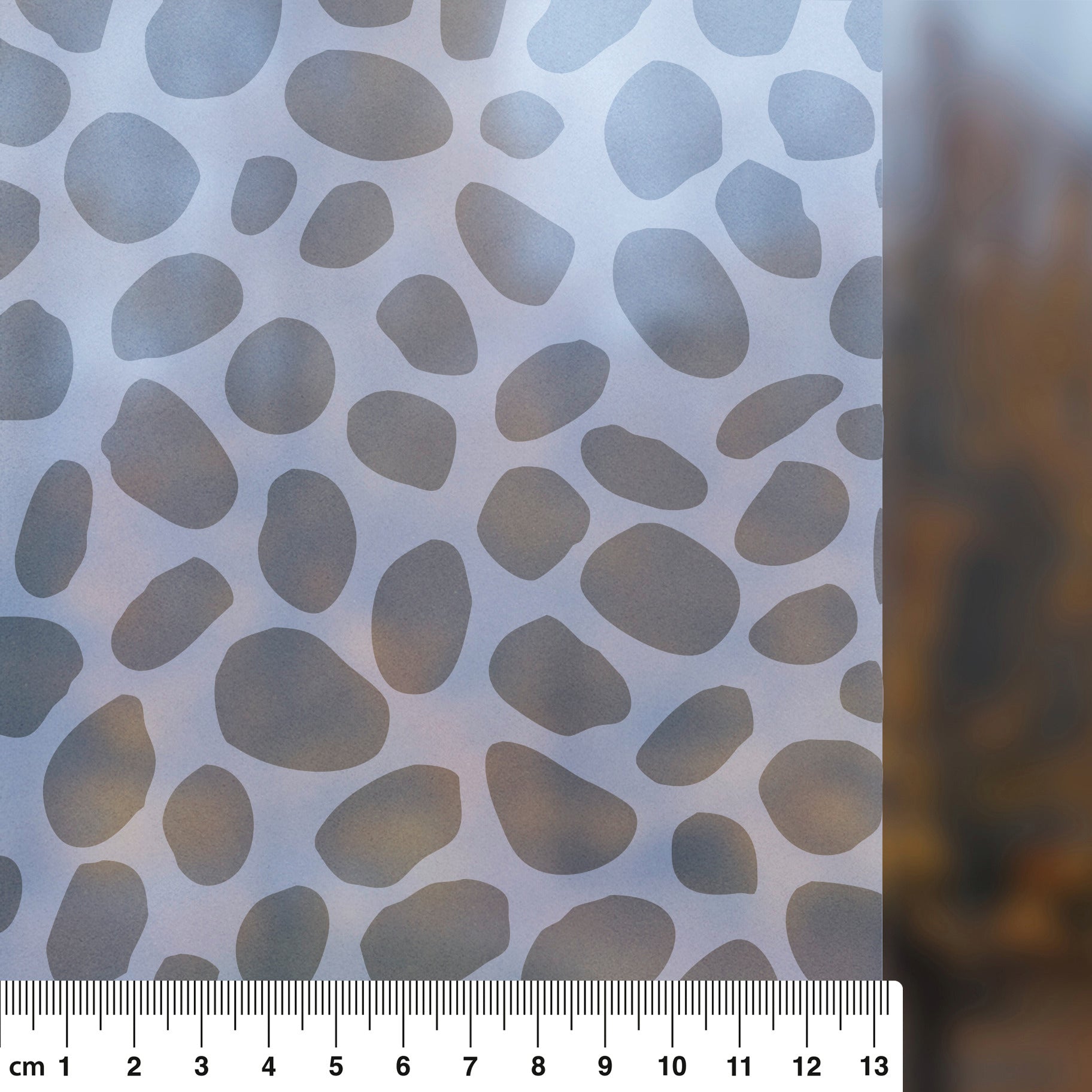 Vitrostatic Sichtschutzfolie Fenster "Geometrisches Muster rund"