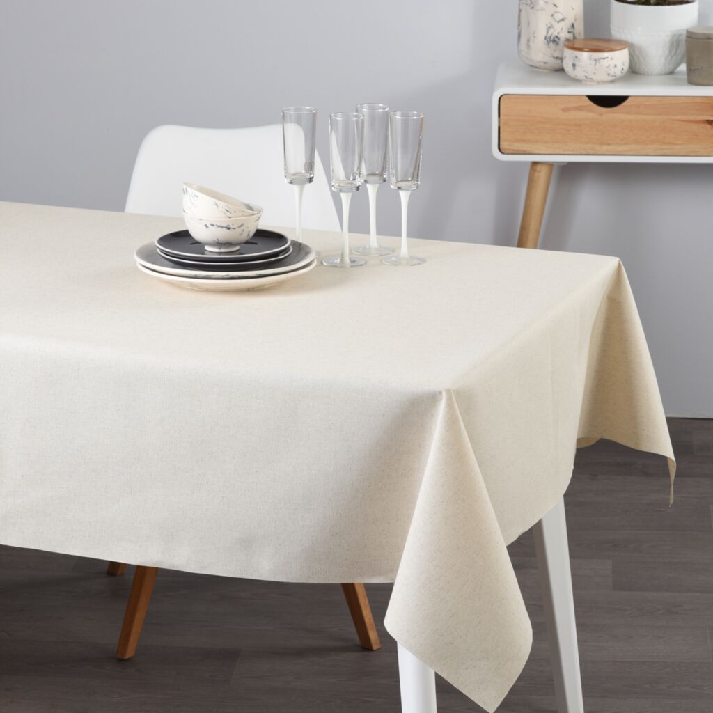 Nappe toile de lin 1,45x5m