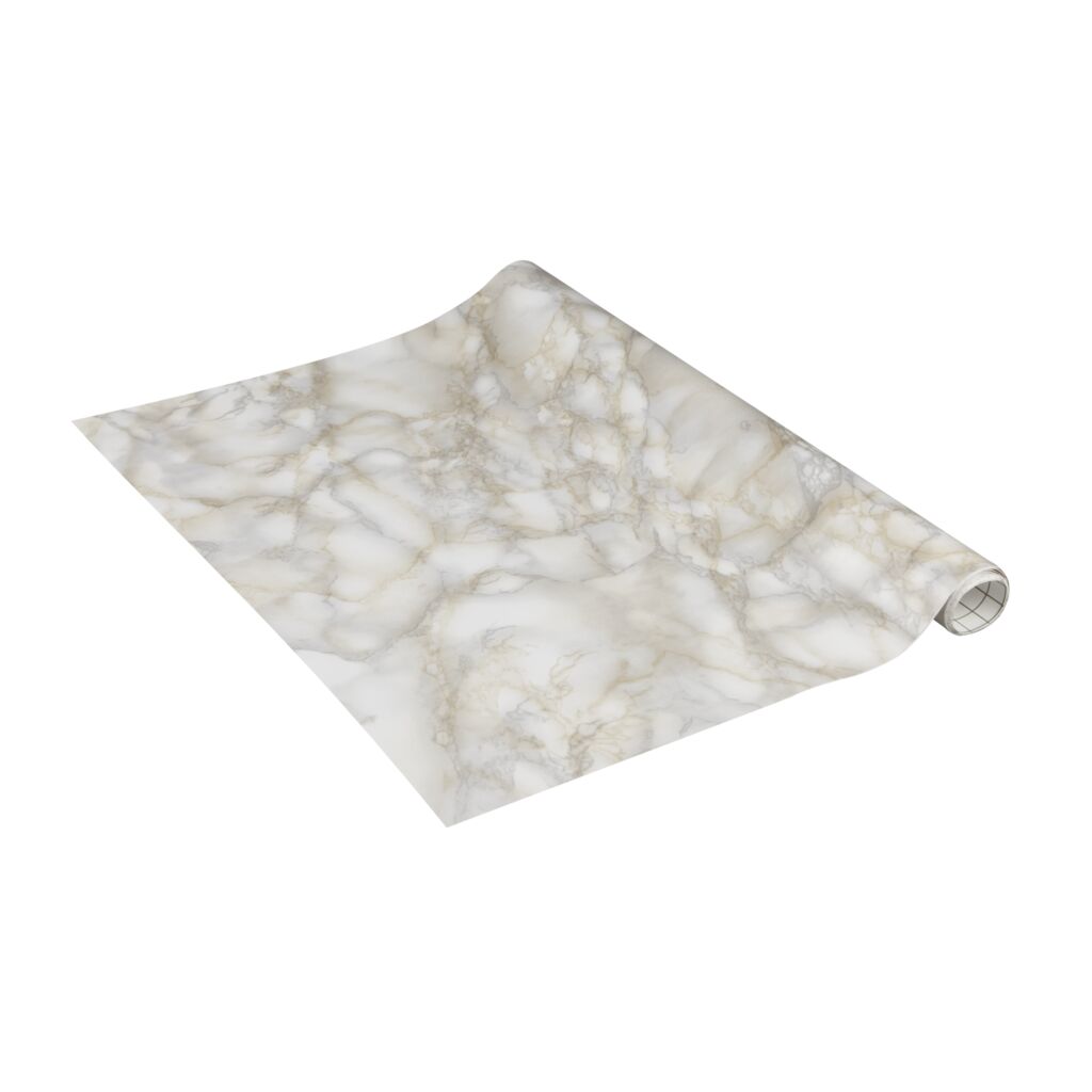 Klebefolie Marmor weiß - 90x210cm